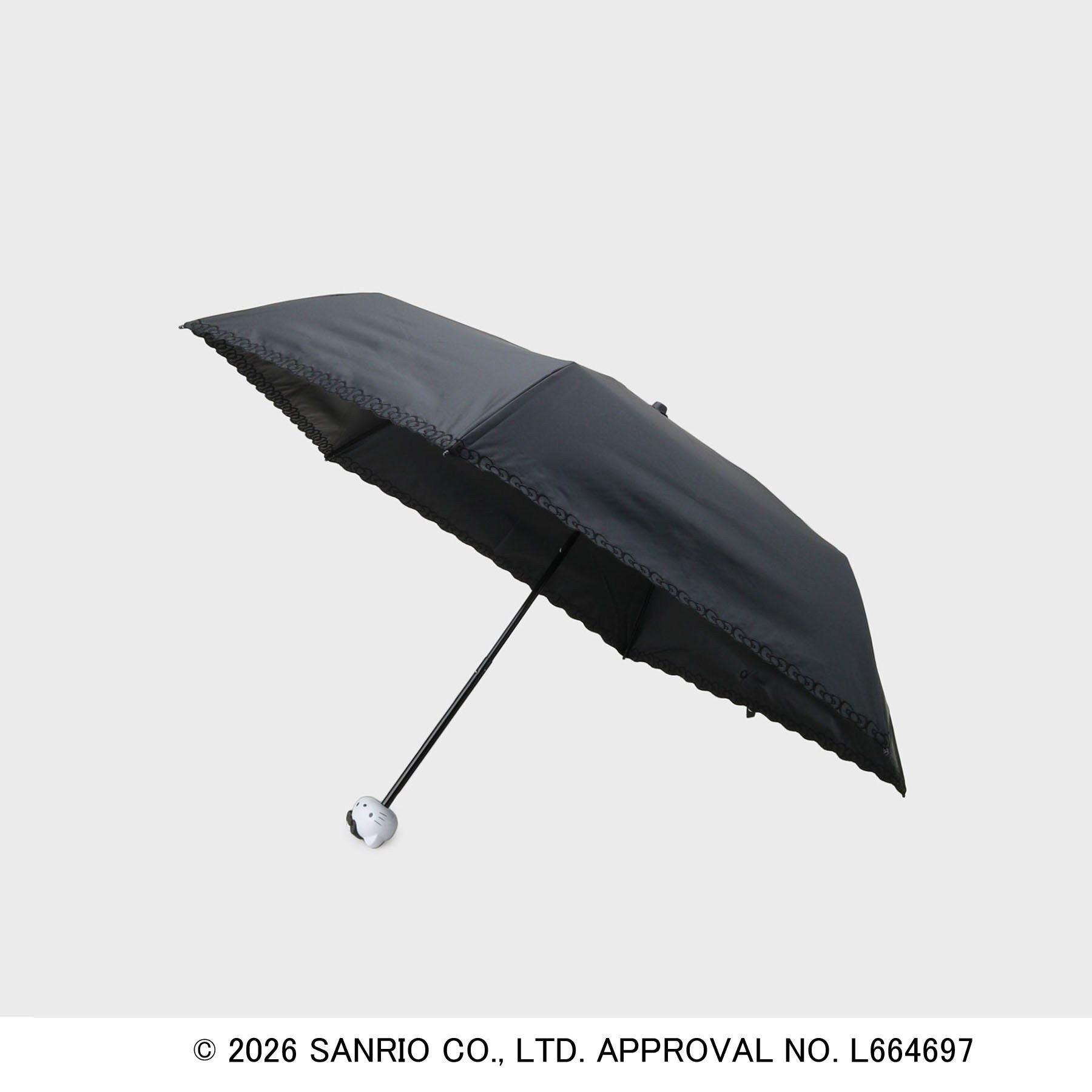 OPAQUE.CLIP「◆【ハローキティ】晴雨兼用折りたたみ傘」|傘|ブラック(019)