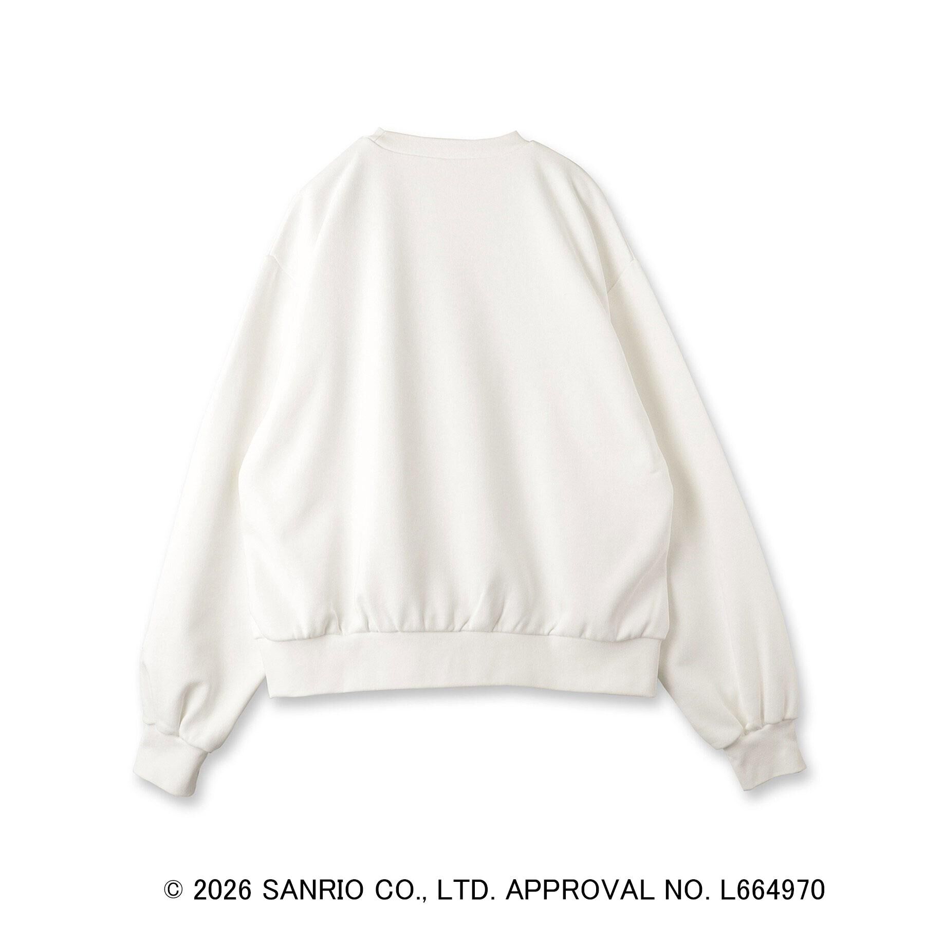 OPAQUE.CLIP「◆【ハローキティ】ワンポイント刺しゅう入り裏毛プルオーバー」|パーカー|