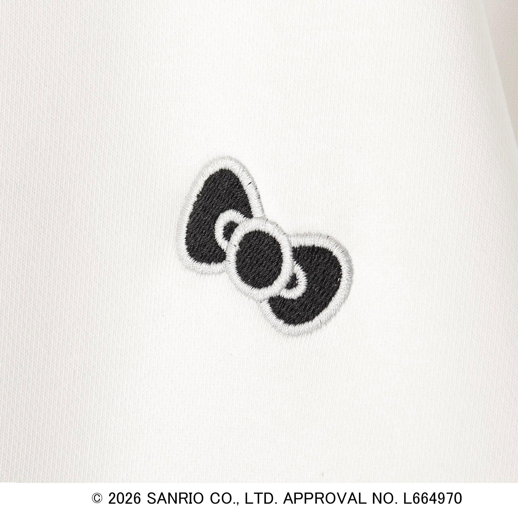 OPAQUE.CLIP「◆【ハローキティ】ワンポイント刺しゅう入り裏毛プルオーバー」|パーカー|