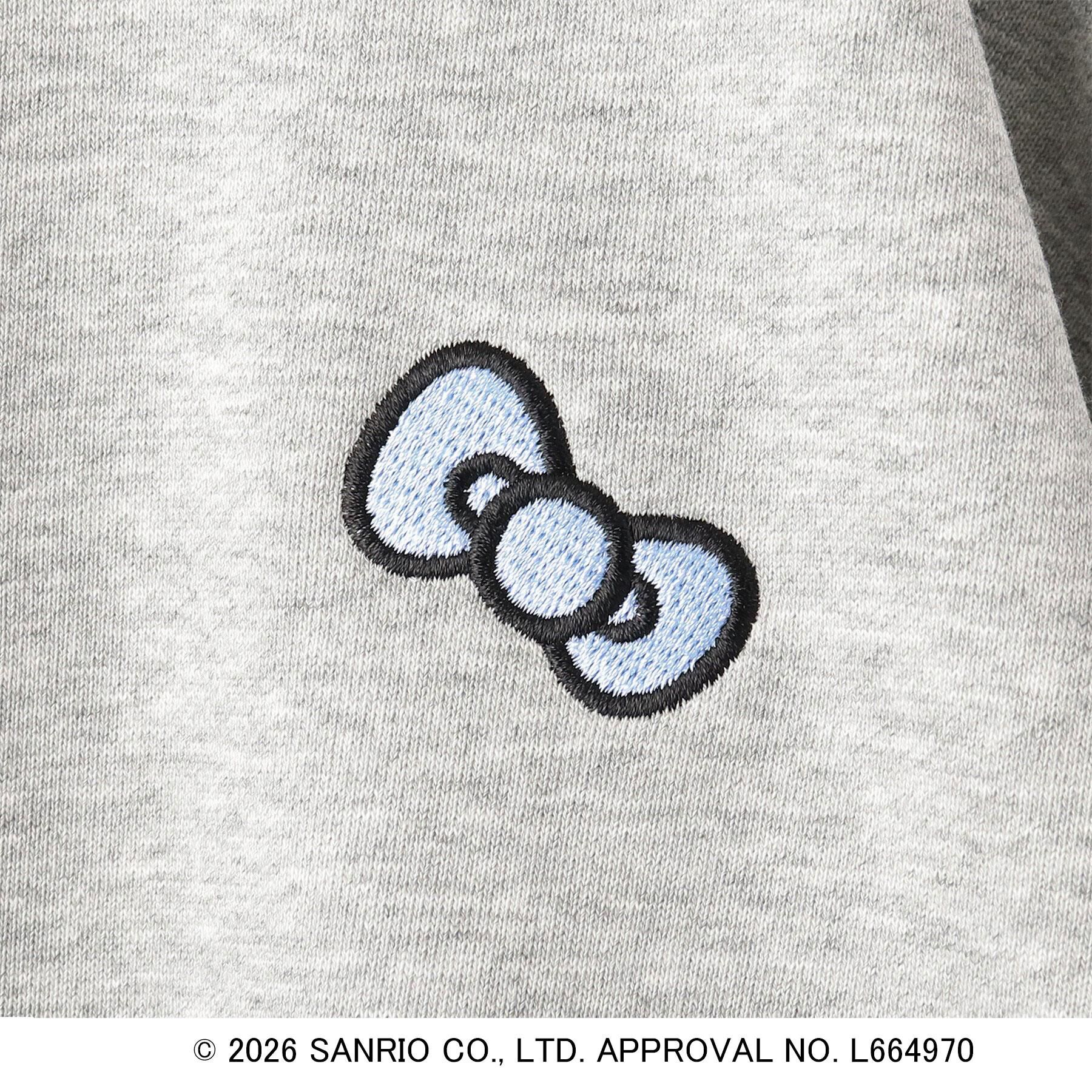 OPAQUE.CLIP「◆【ハローキティ】ワンポイント刺しゅう入り裏毛プルオーバー」|パーカー|