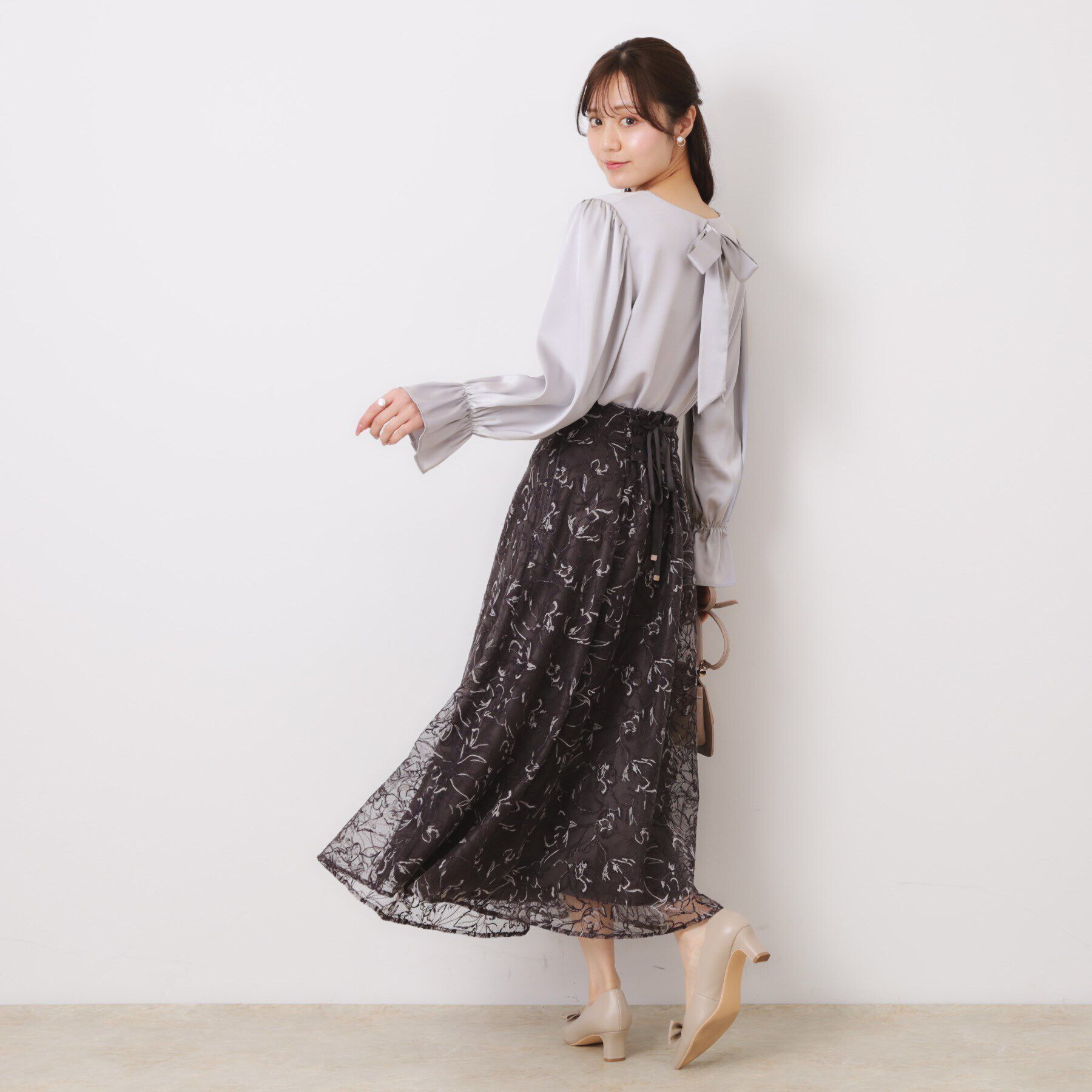 Couture broach「ハートネックドッキングプルオーバー」|Tシャツ・カットソー|