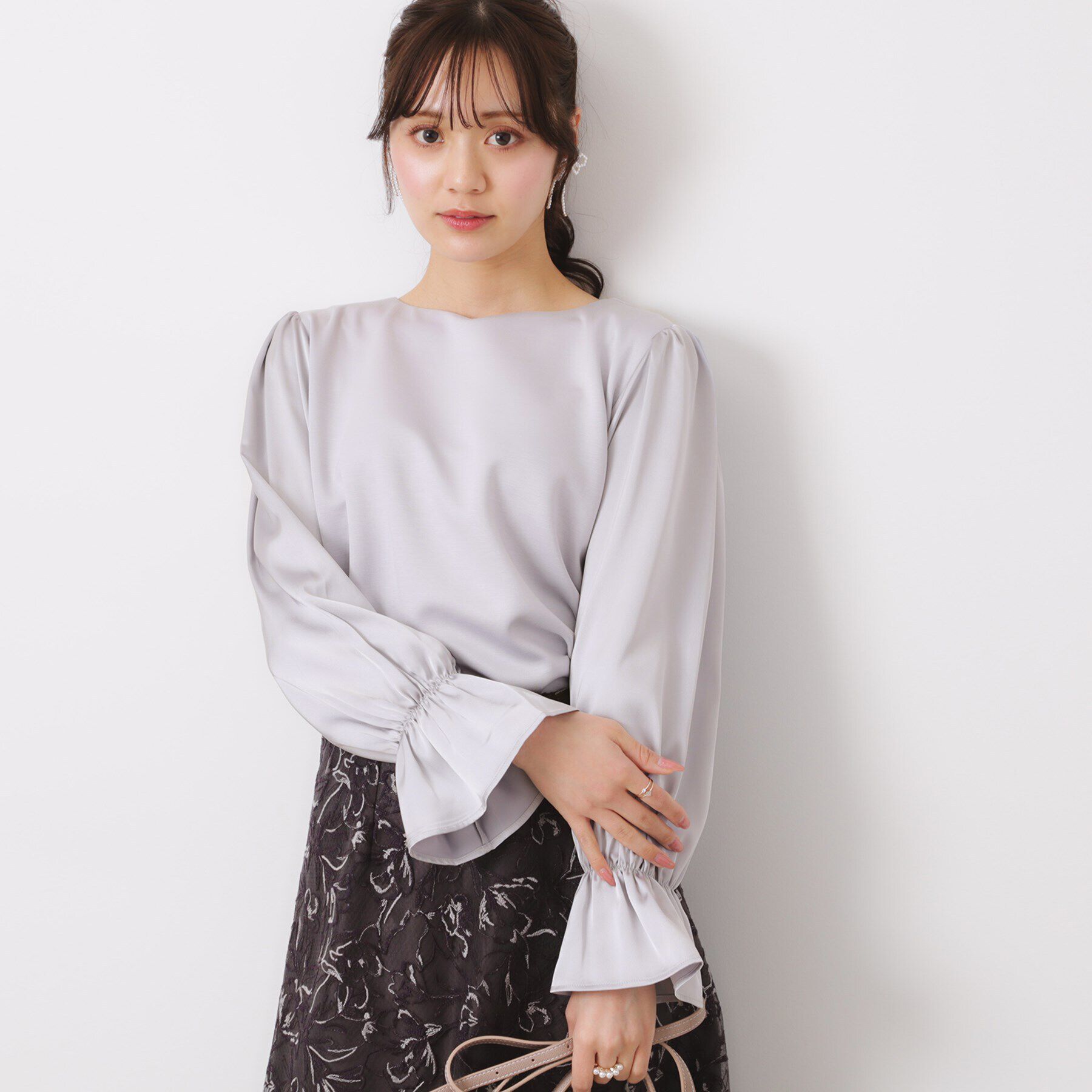 Couture broach「ハートネックドッキングプルオーバー」|Tシャツ・カットソー|