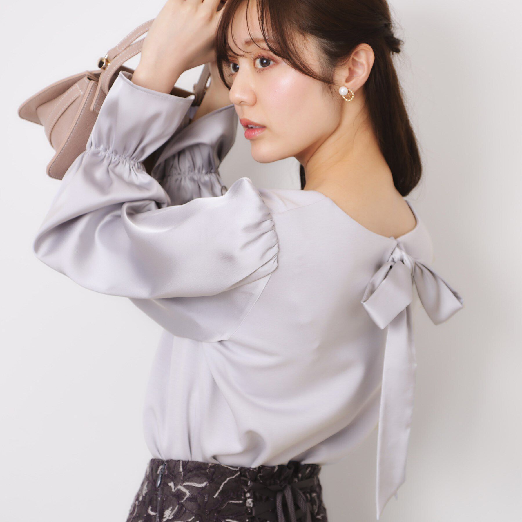 Couture broach「ハートネックドッキングプルオーバー」|Tシャツ・カットソー|