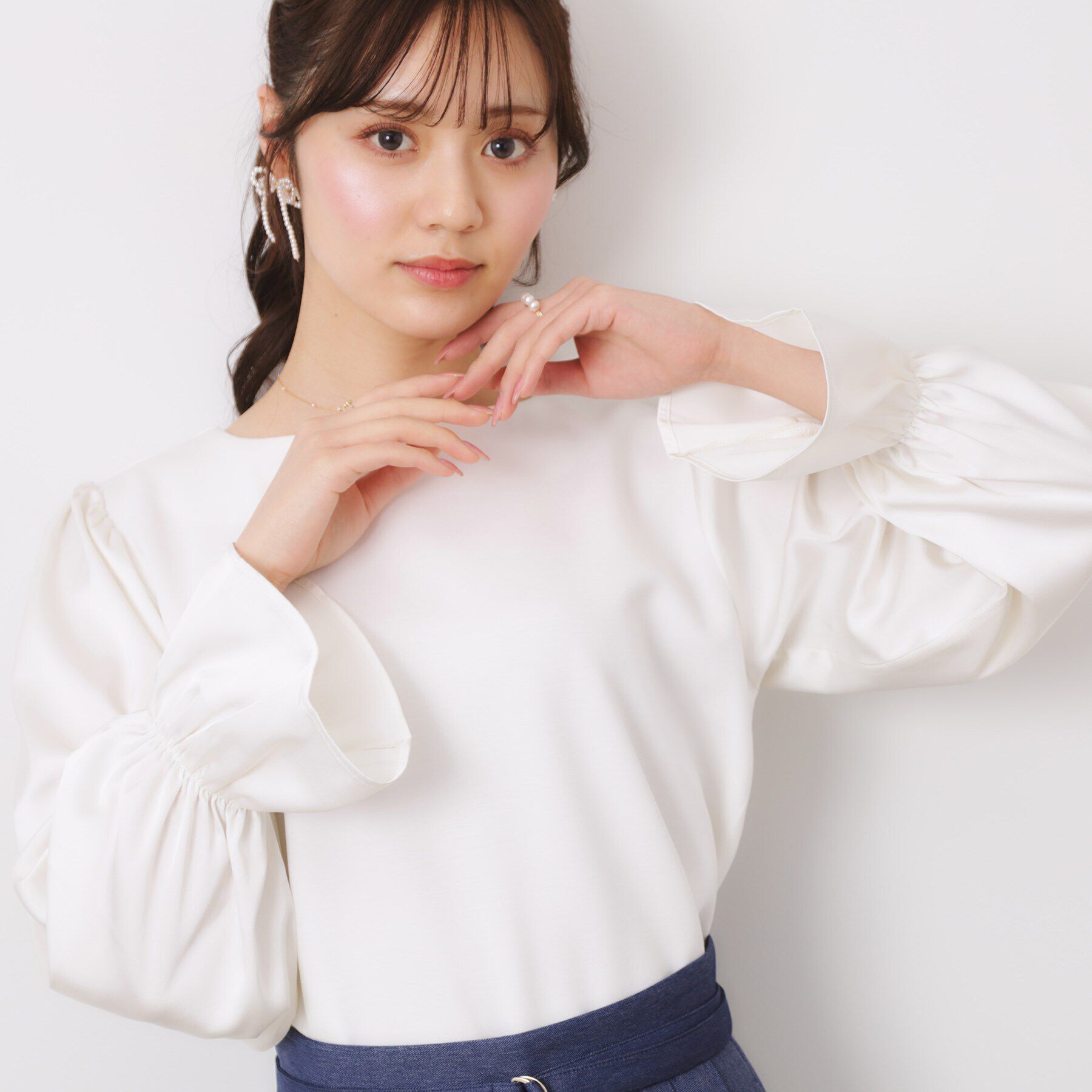 Couture broach「ハートネックドッキングプルオーバー」|Tシャツ・カットソー|