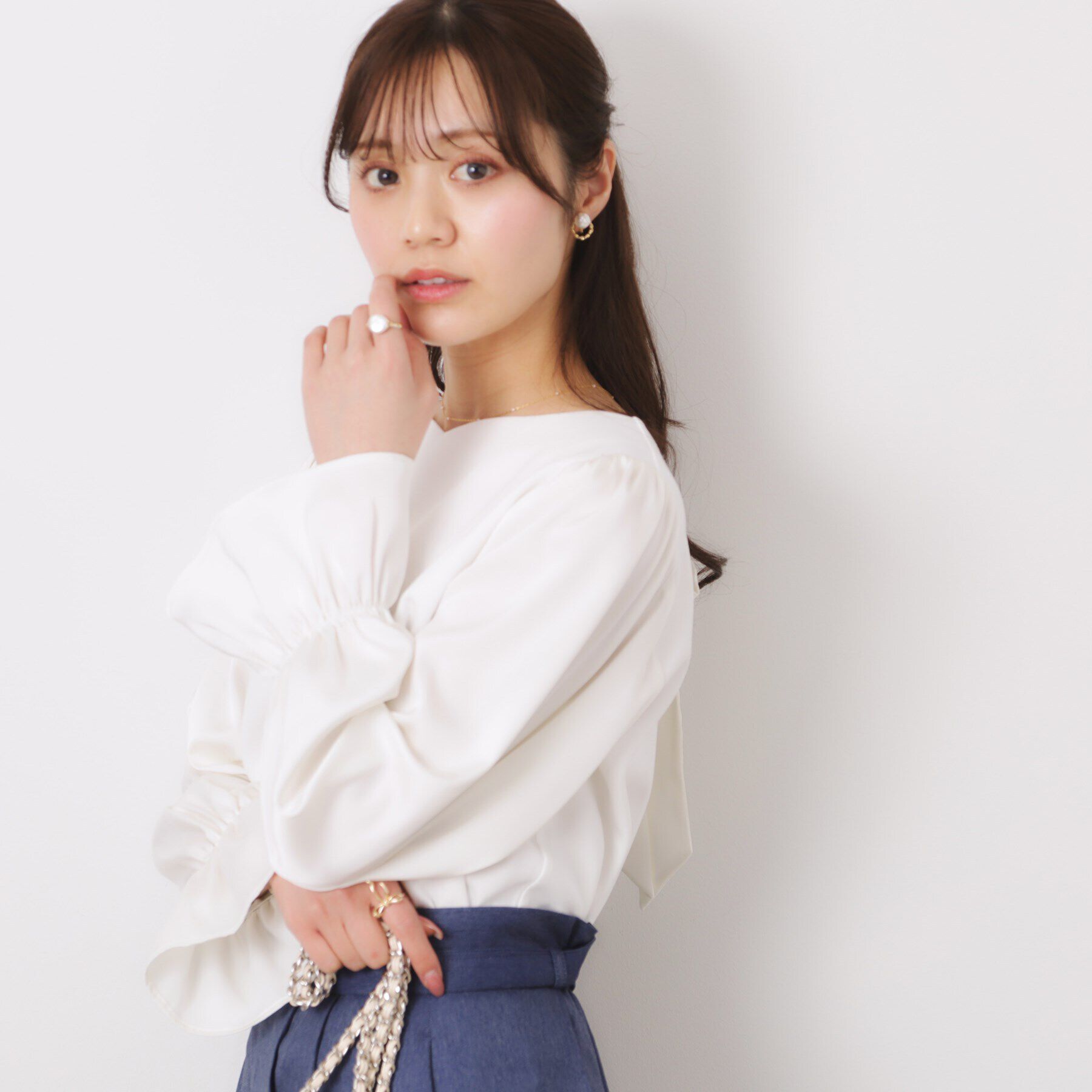 Couture broach「ハートネックドッキングプルオーバー」|Tシャツ・カットソー|