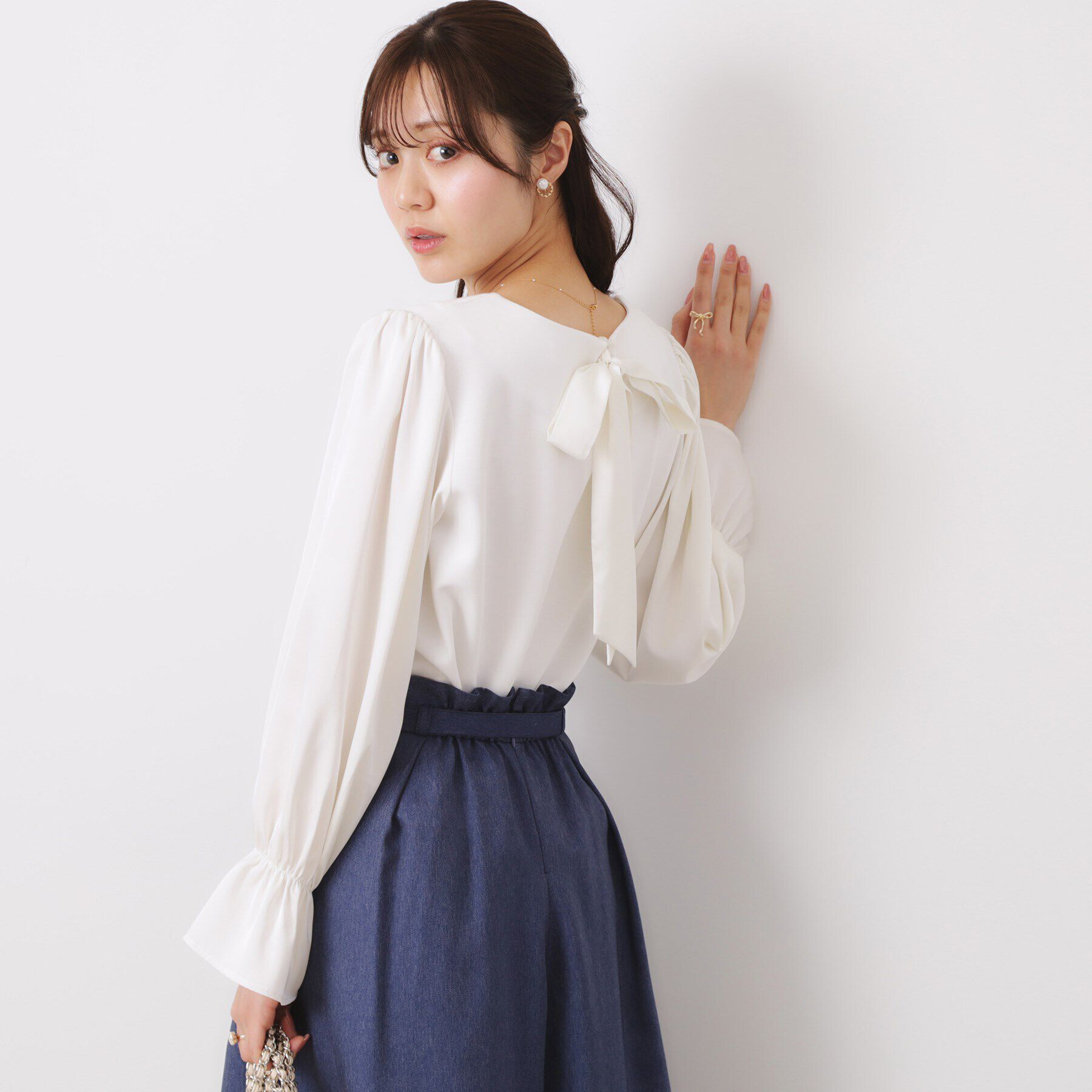 Couture broach「ハートネックドッキングプルオーバー」|Tシャツ・カットソー|