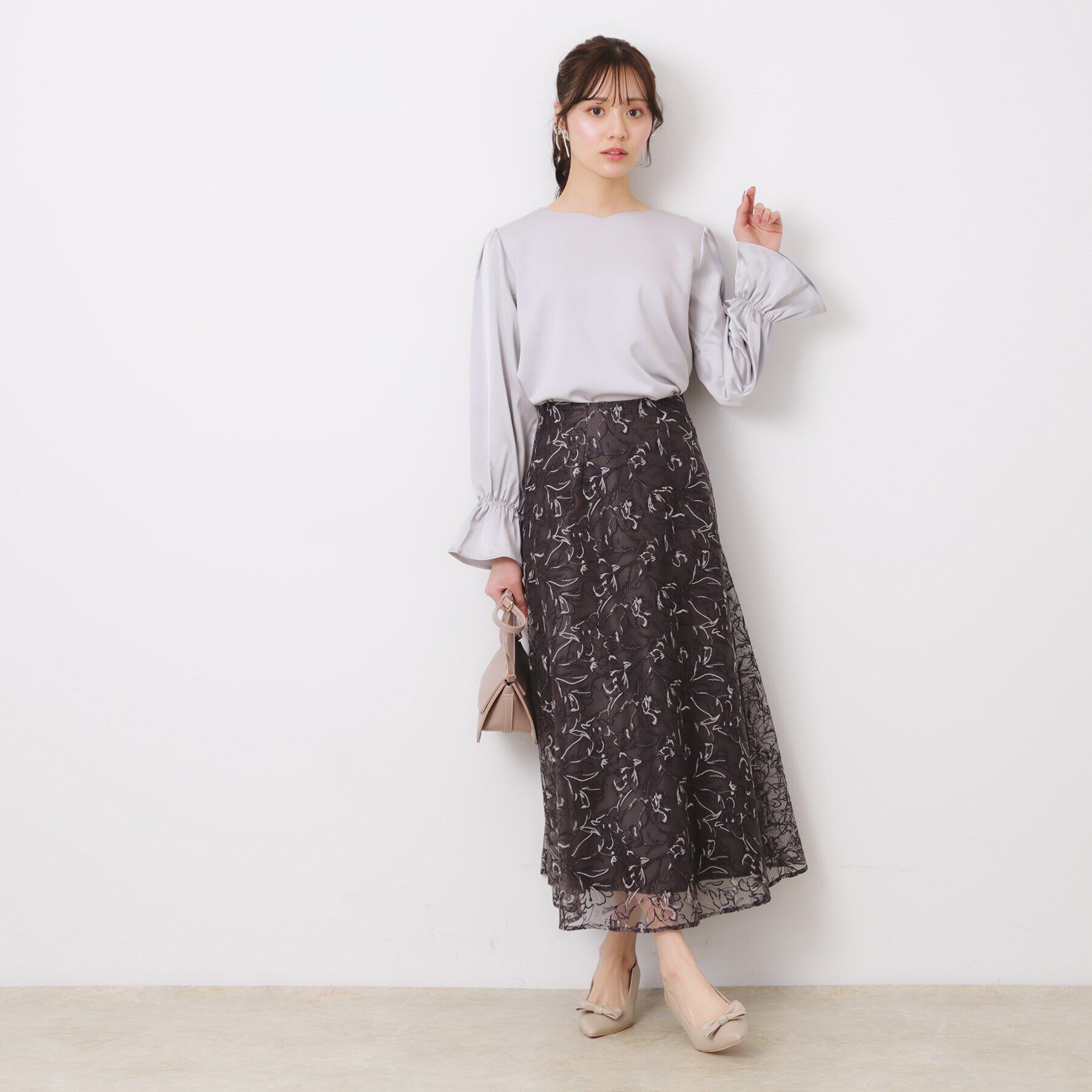 Couture broach「ハートネックドッキングプルオーバー」|Tシャツ・カットソー|