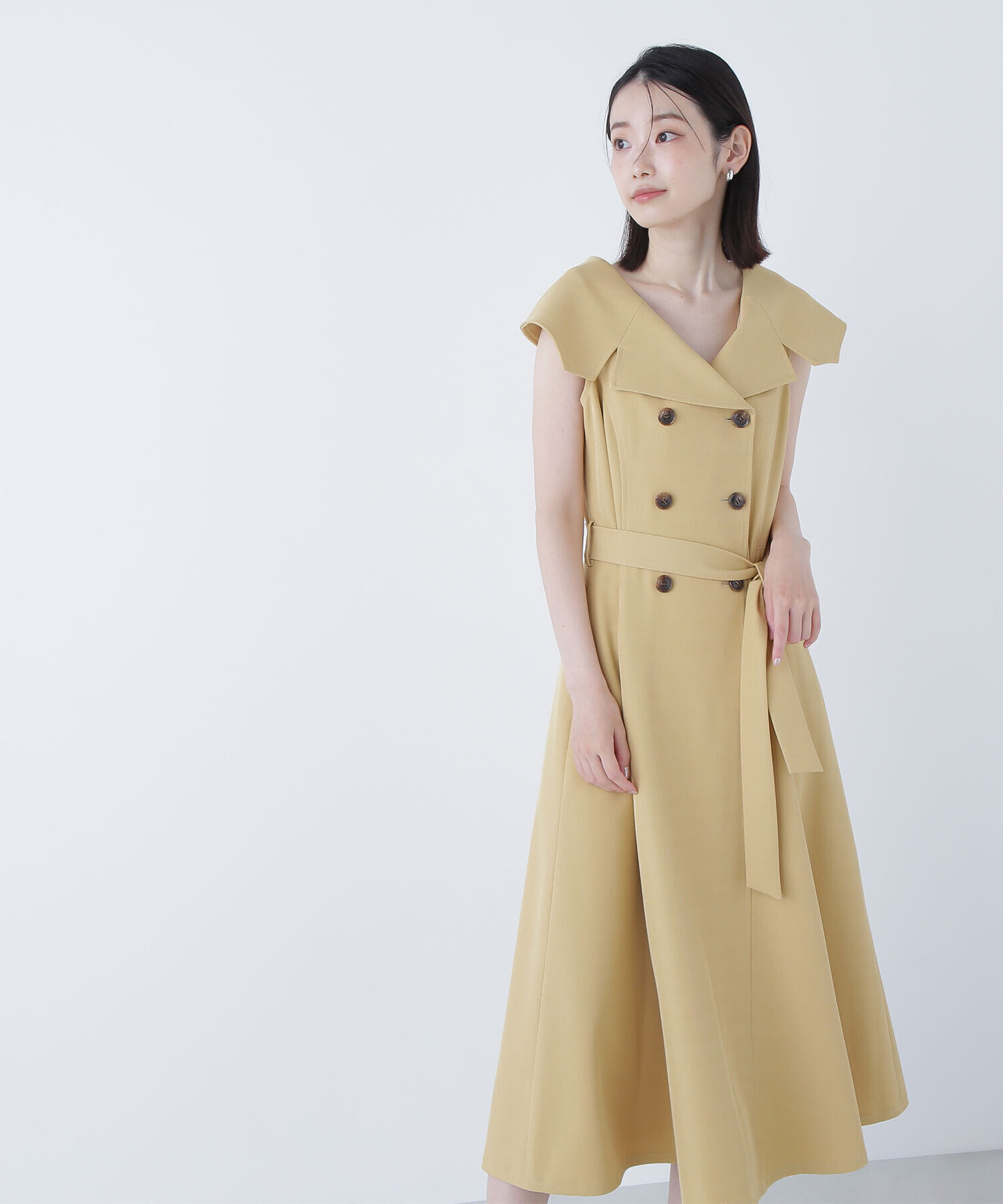  「トレンチディテールワンピース」|ワンピース|