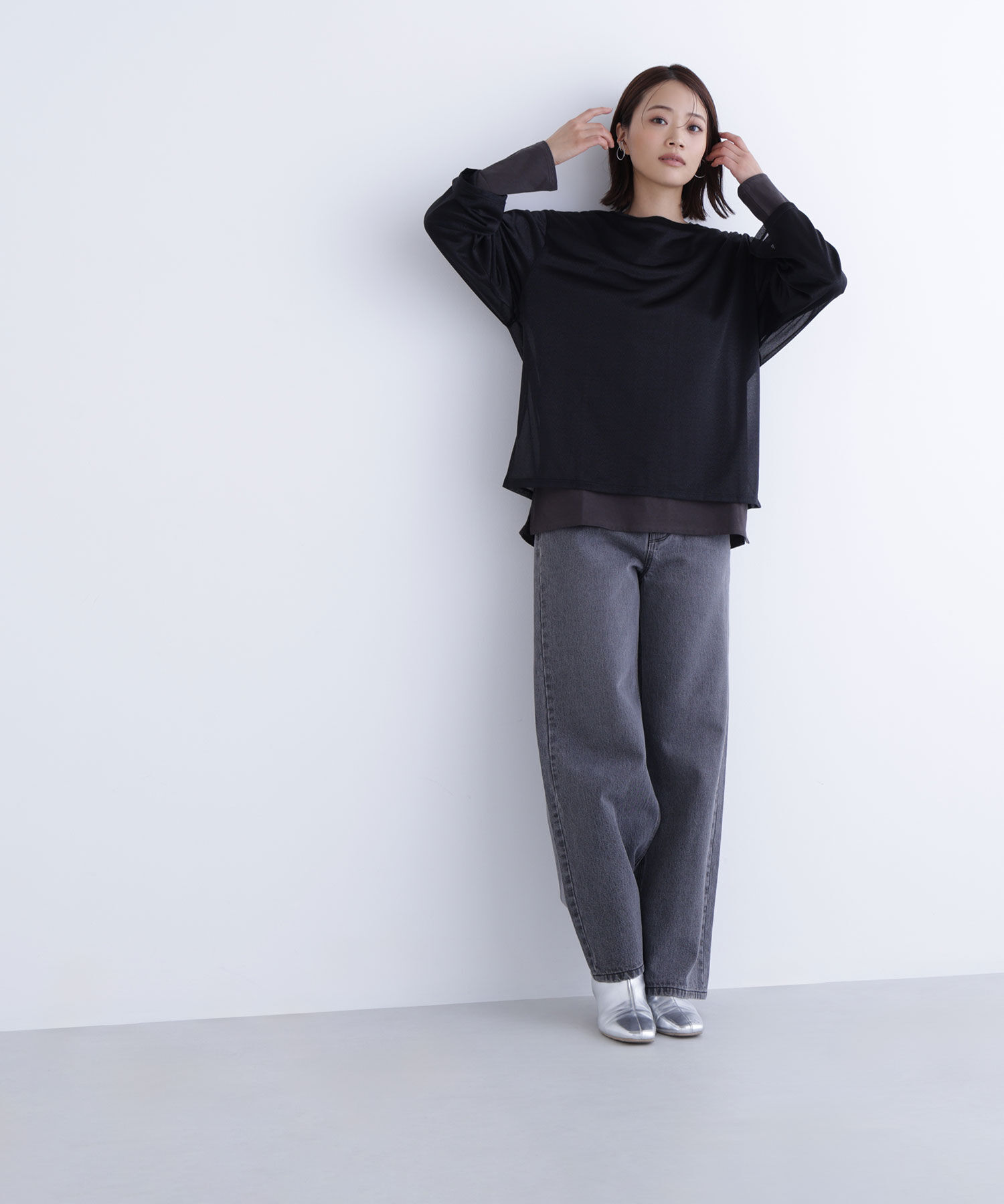  「シアーレイヤードカットソー」|Tシャツ・カットソー|