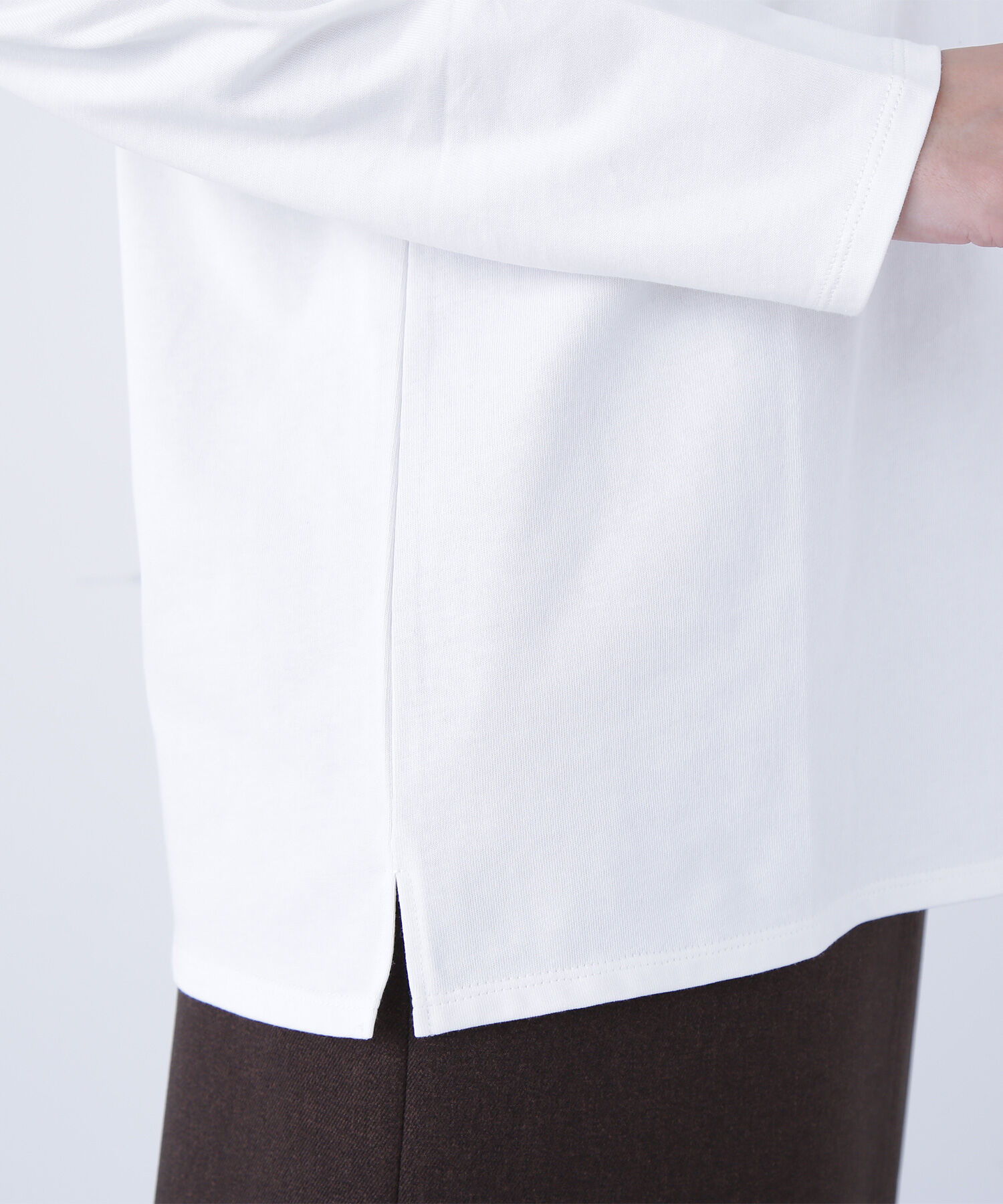  「シアーレイヤードカットソー」|Tシャツ・カットソー|