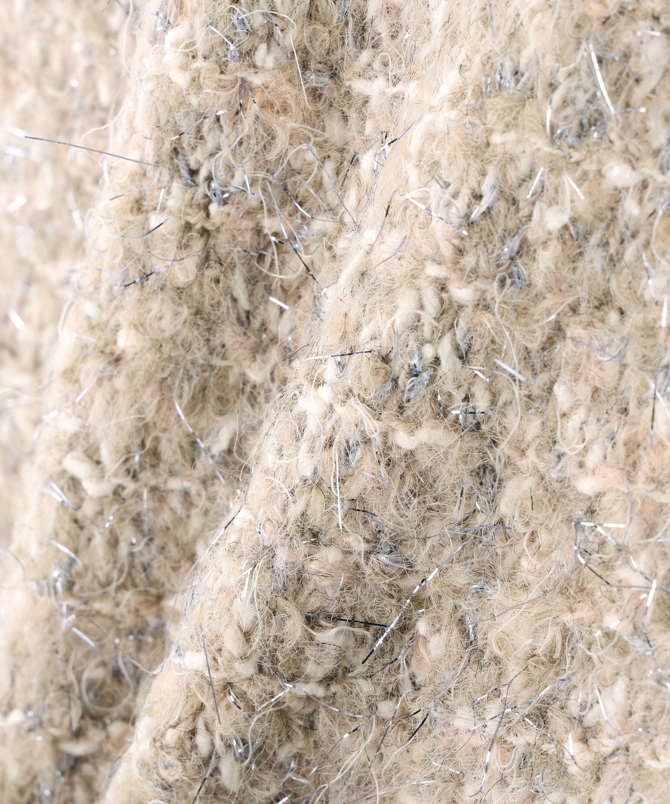  「ラメツイードニットジャケット」|ニット・セーター|