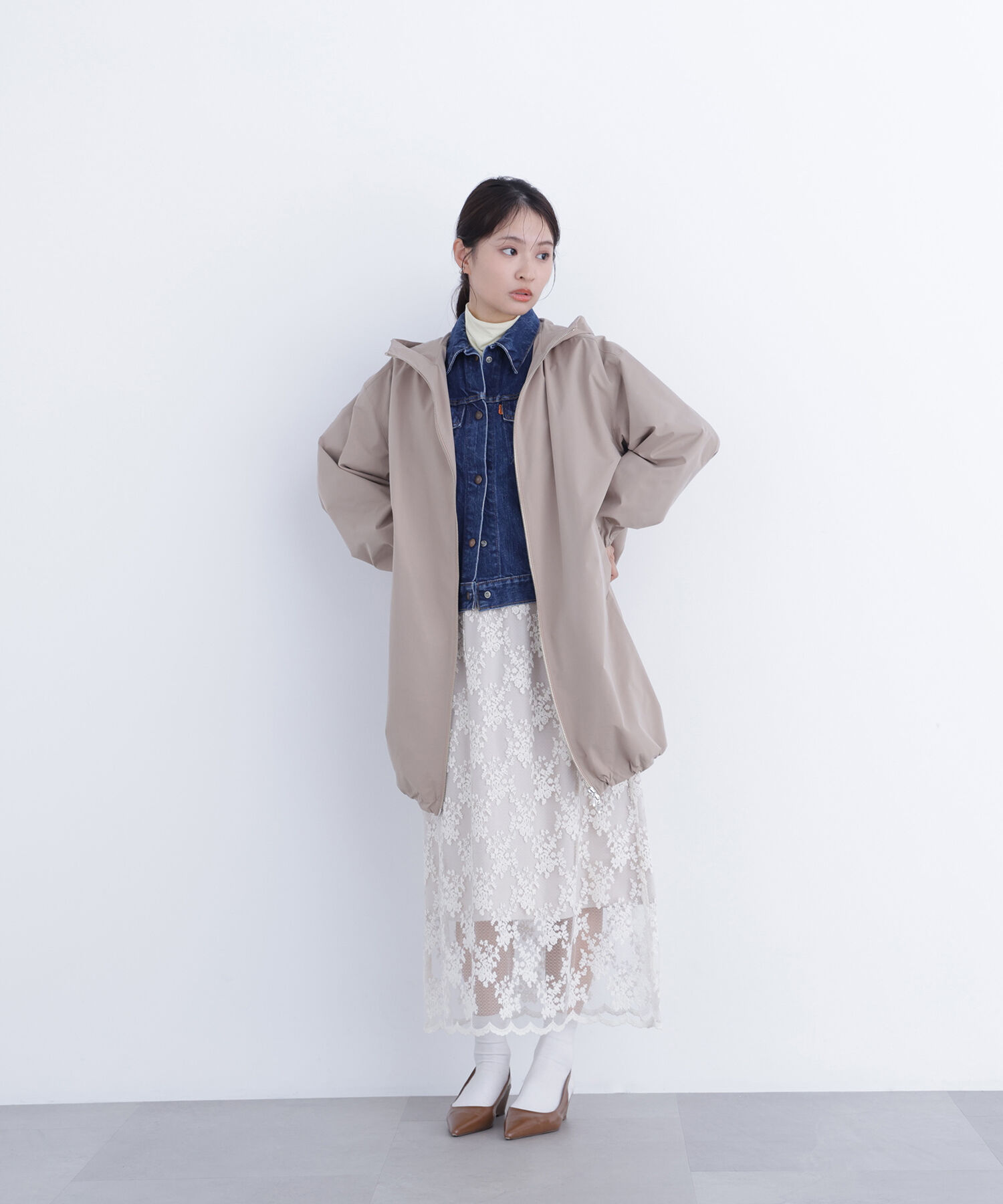  「〈N.〉ミドルフーディーブルゾン」|その他|