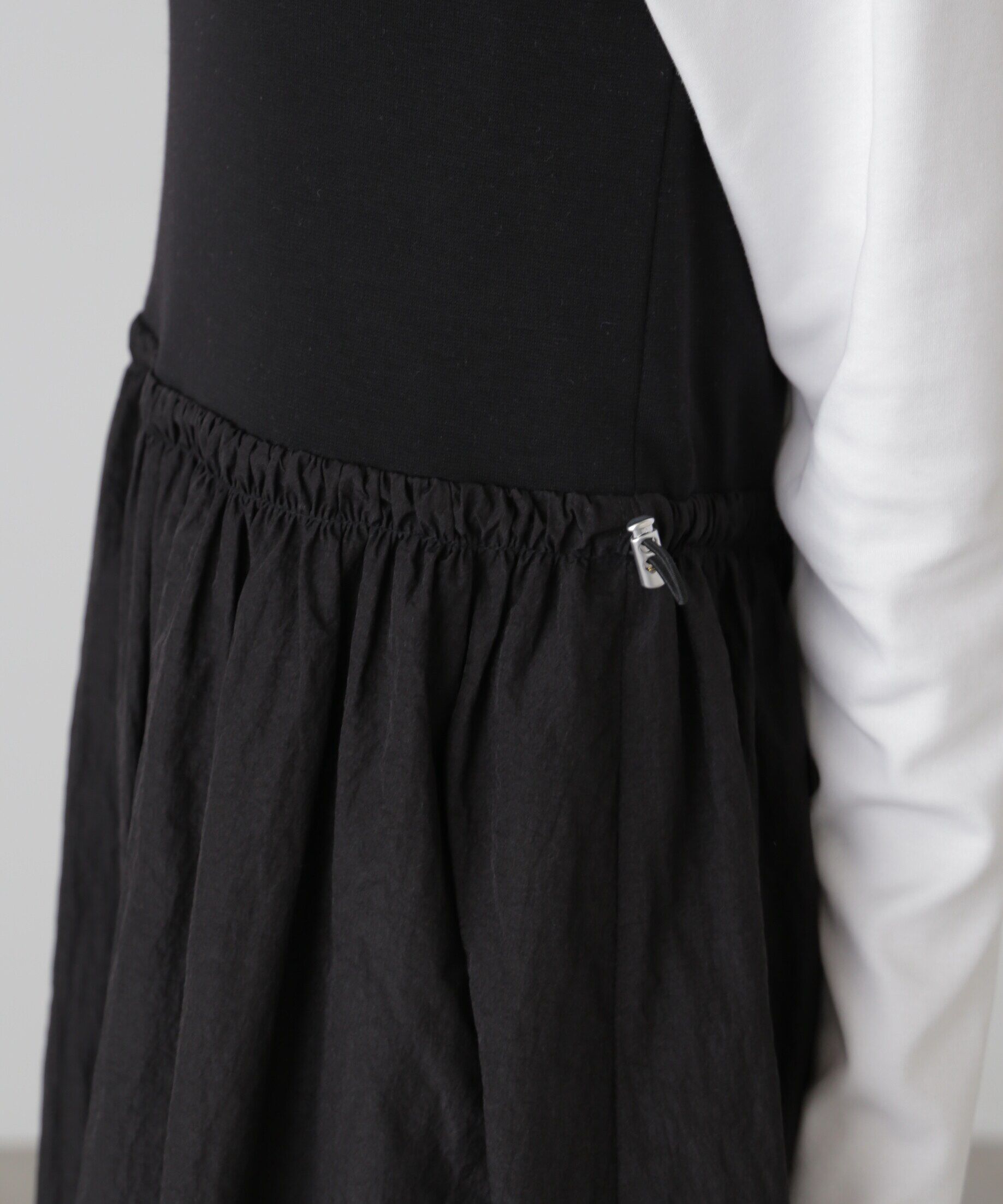  「異素材ドッキングキャミワンピース」|ワンピース|