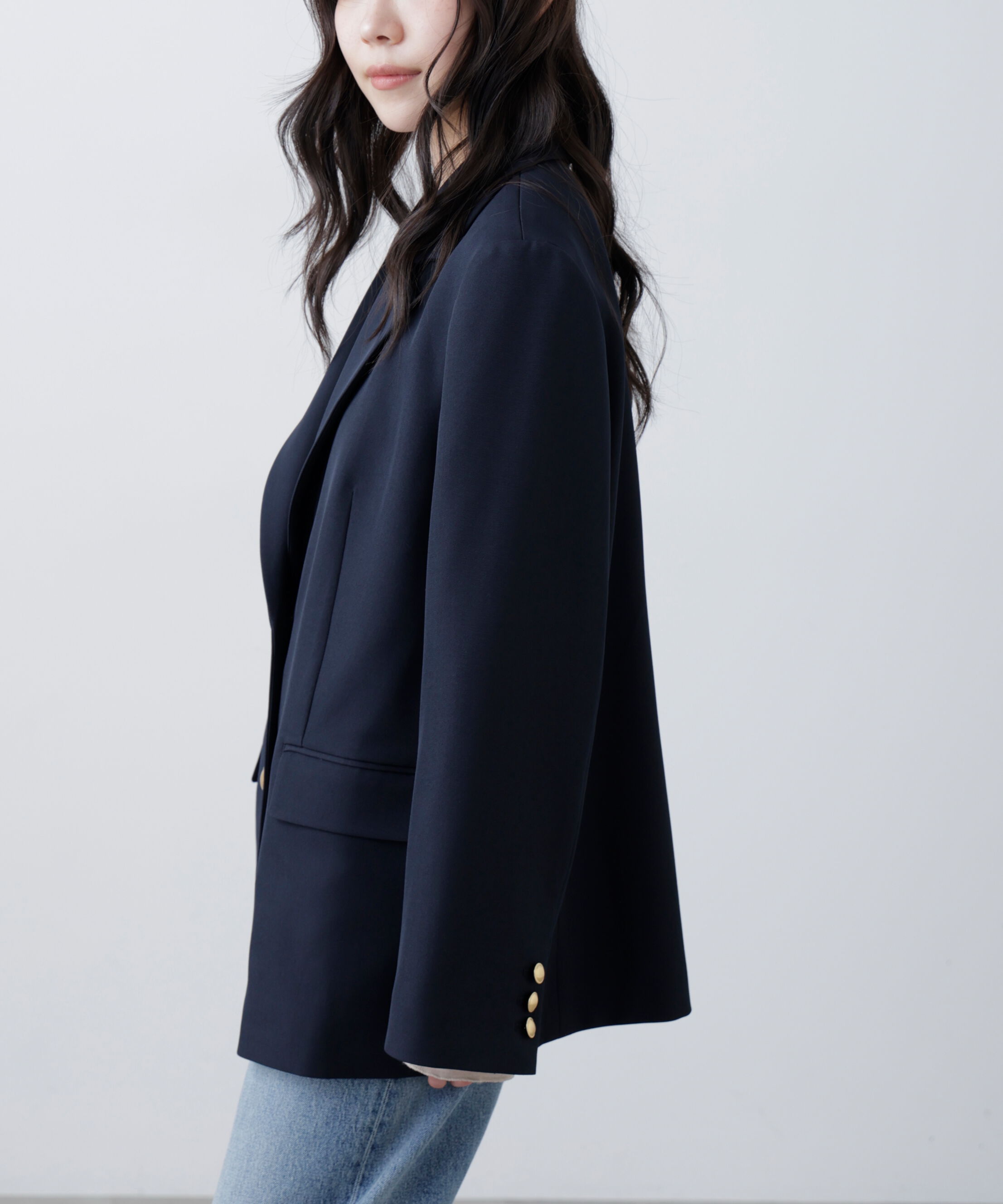  「〈セットアップ対応〉オーバーサイズシングルジャケット」|その他|