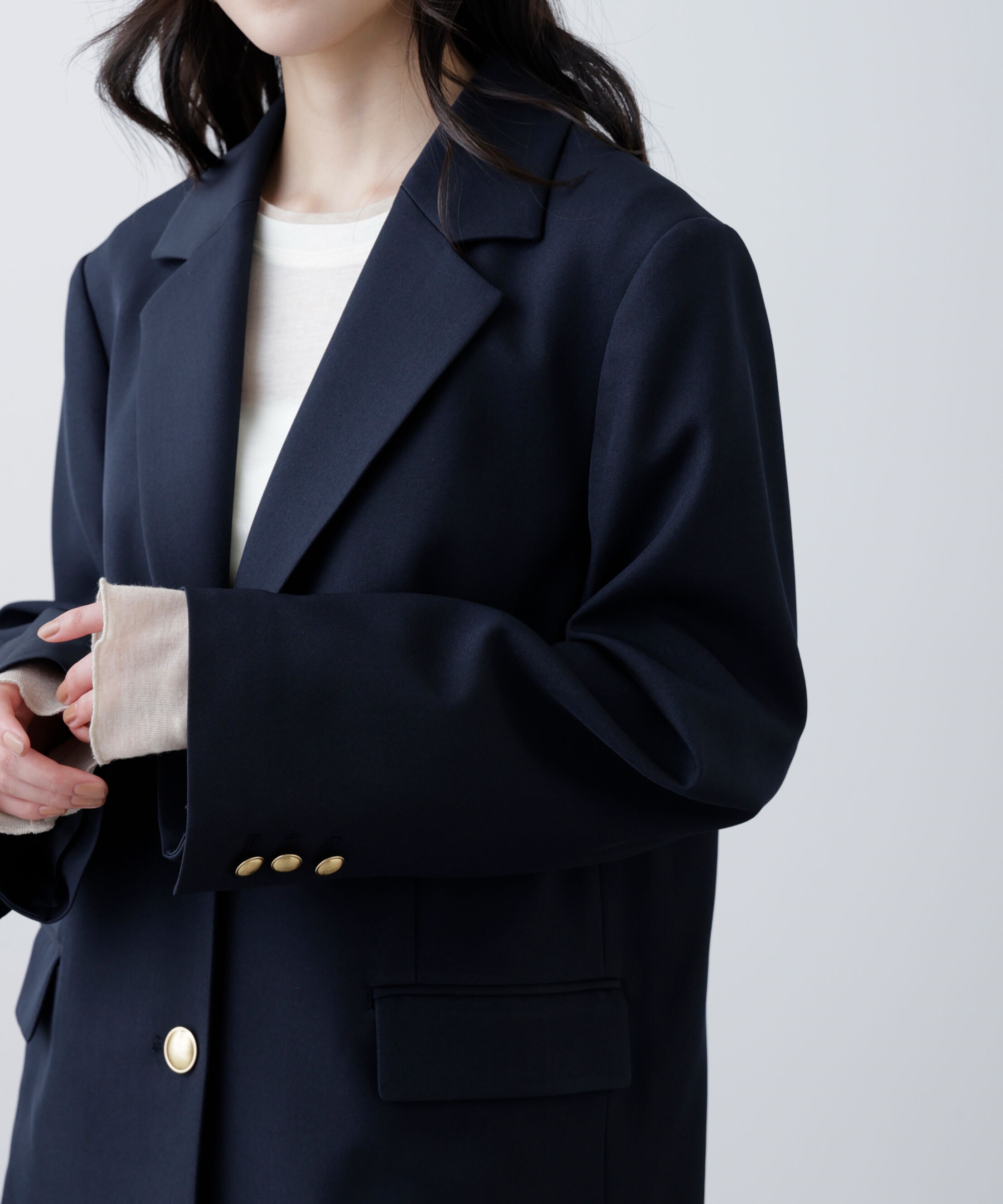  「〈セットアップ対応〉オーバーサイズシングルジャケット」|その他|