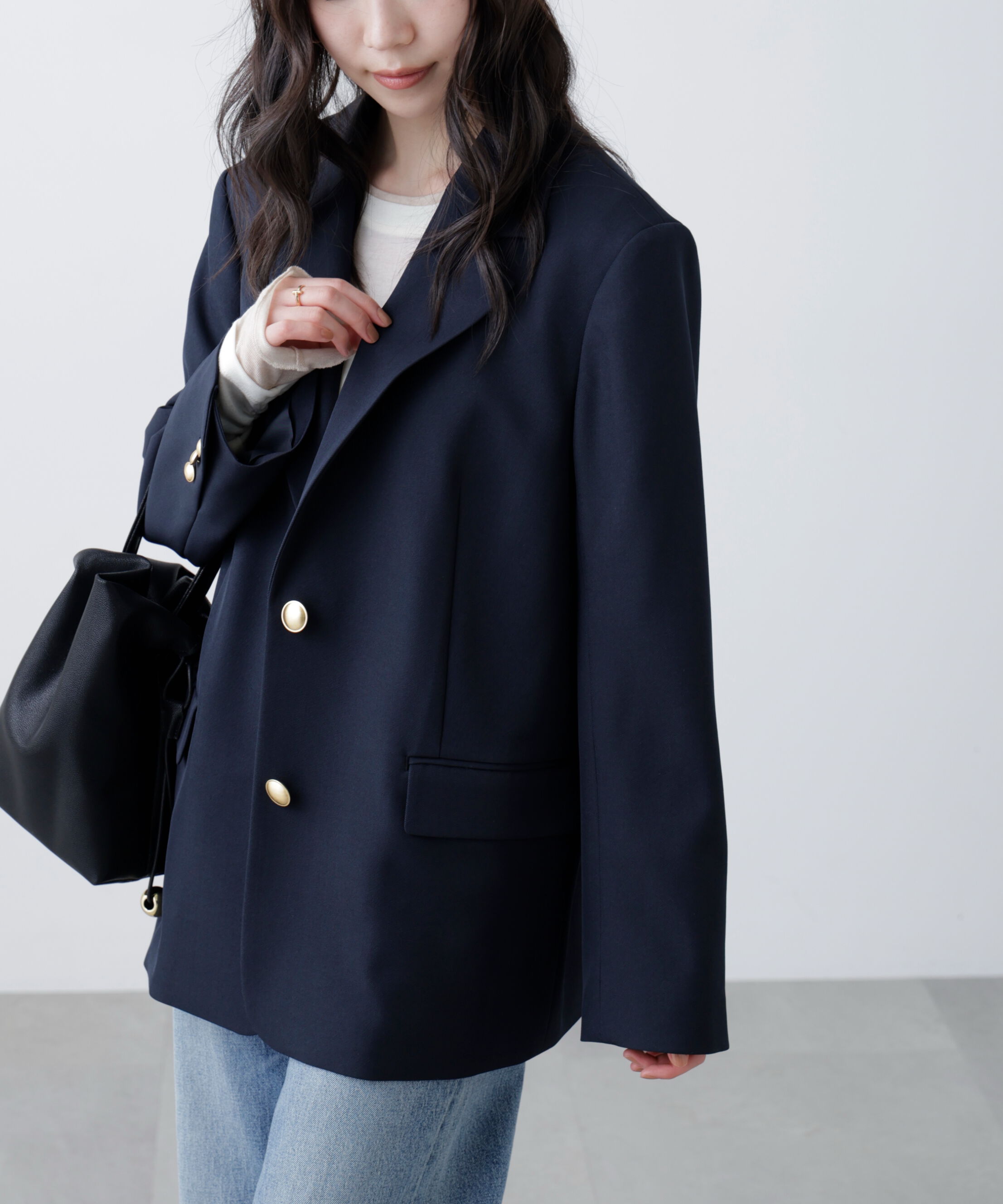  「〈セットアップ対応〉オーバーサイズシングルジャケット」|その他|