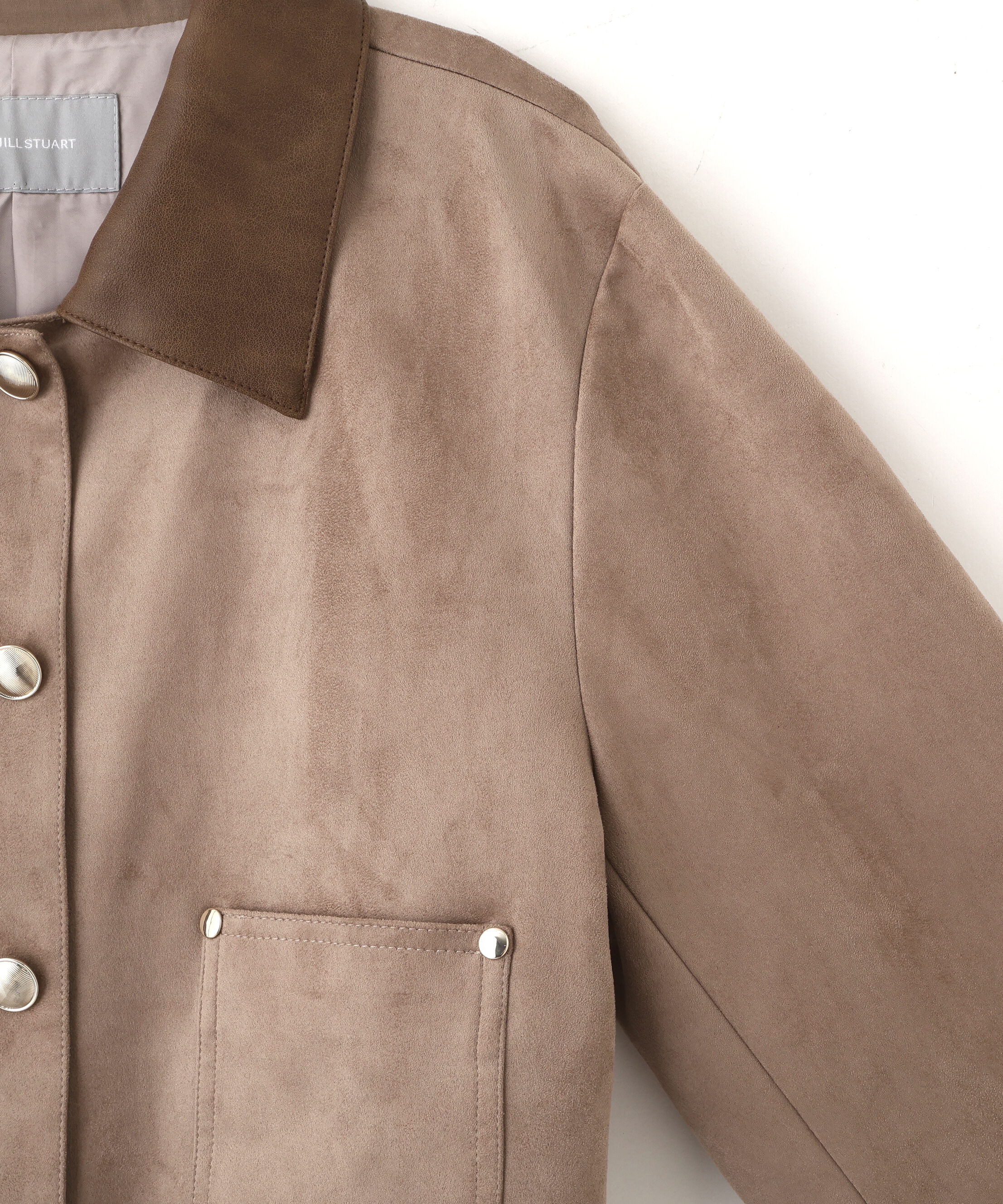  「フェイクスエード短丈ブルゾン」|その他|