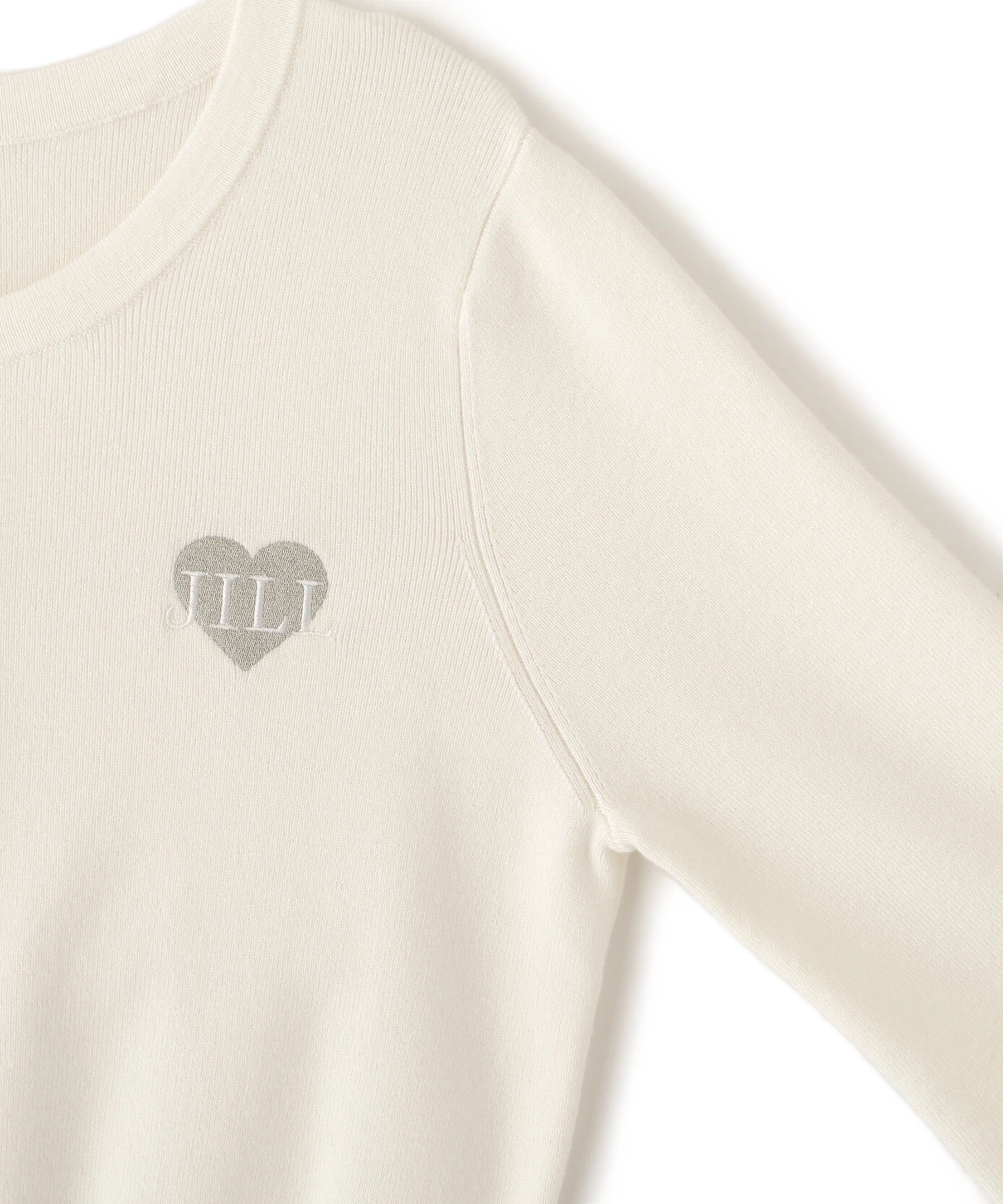  「ハート刺繍カラーカーディガン」|ニット・セーター|