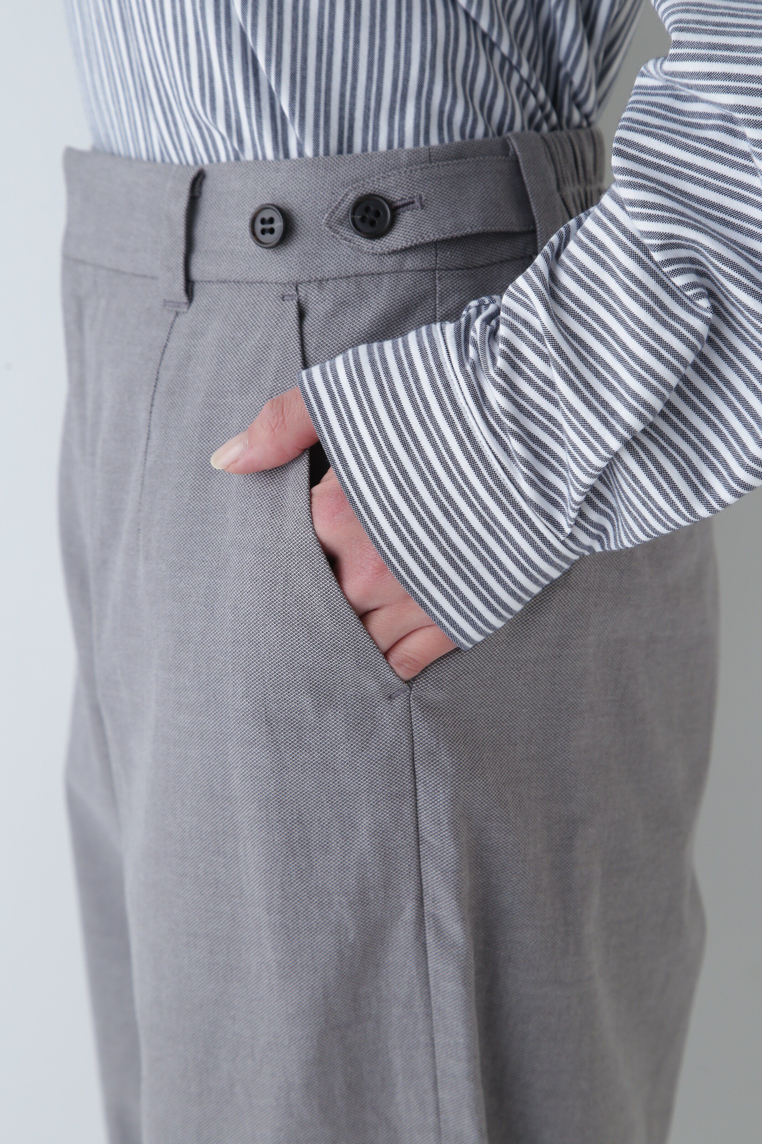  「◆先染めドビーストレッチパンツ」|その他|