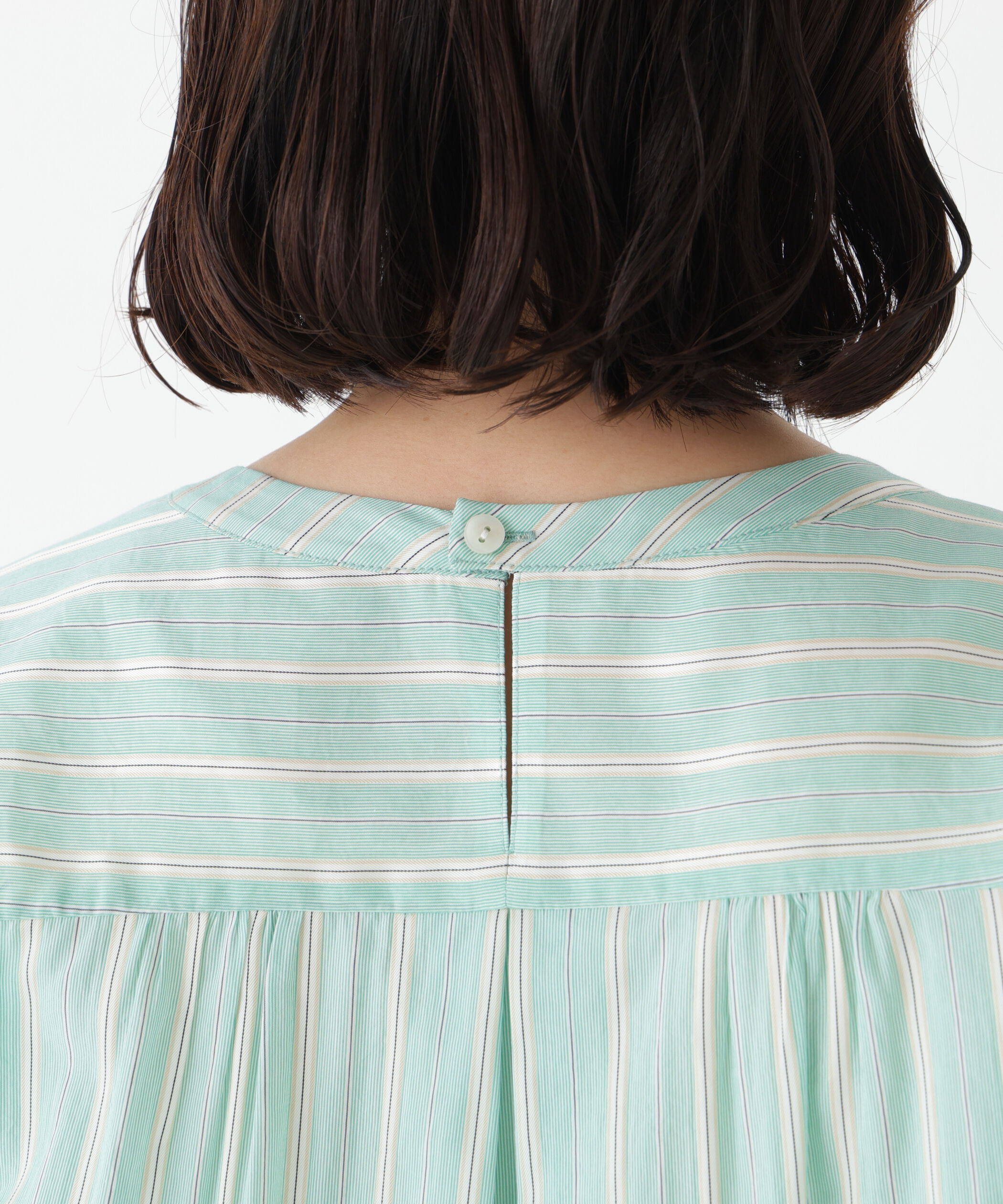  「◆ストライプボリュームＢＬ」|シャツ・ブラウス|