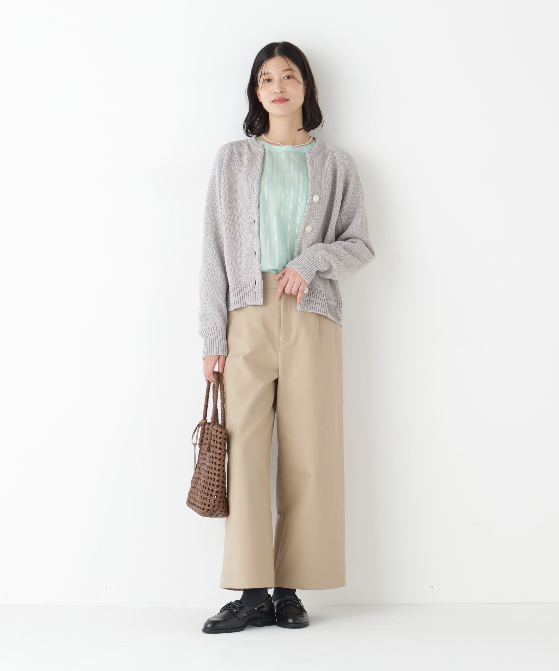  「◆ストライプボリュームＢＬ」|シャツ・ブラウス|