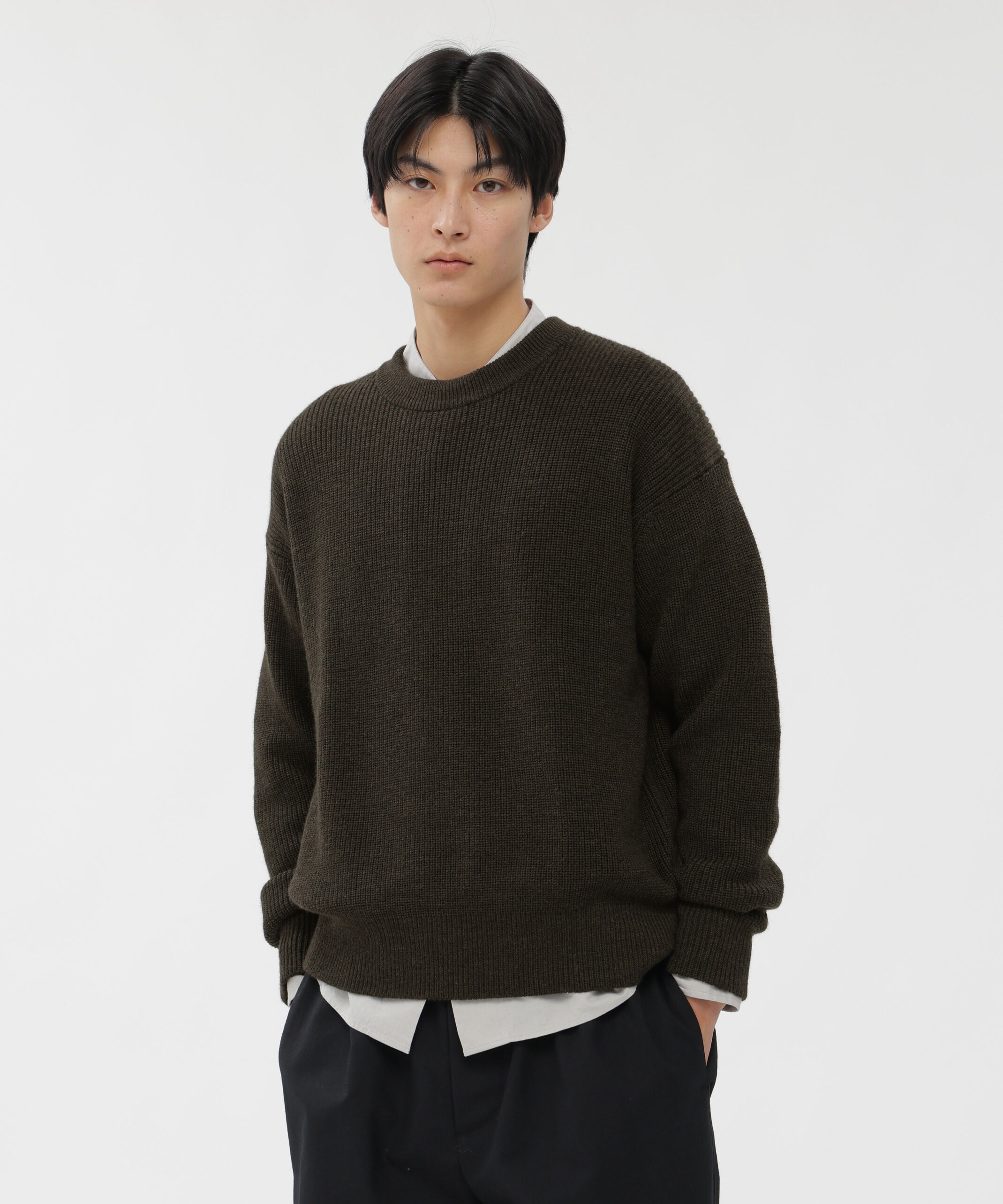 MARGARET HOWELL「MERINO WOOL KNITWEAR」|ニット・セーター|PEAT5
