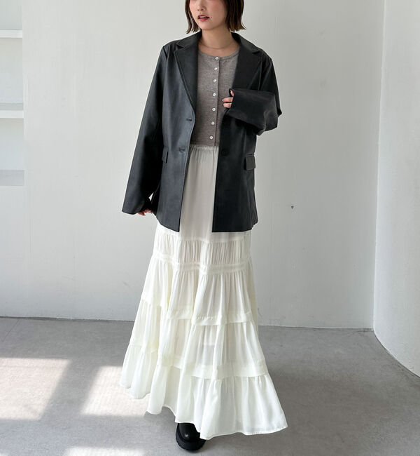 archives「【ＳＥＴＵＰ対応】フェイクレザーテーラードジャケット」|テーラードジャケット|