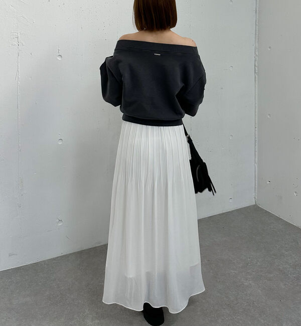 archives「ピグメントオフショルスウェット」|Tシャツ・カットソー|