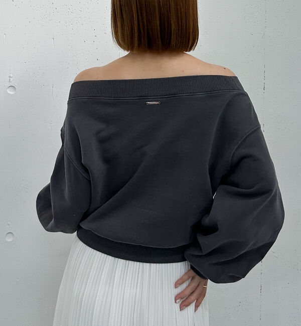 archives「ピグメントオフショルスウェット」|Tシャツ・カットソー|