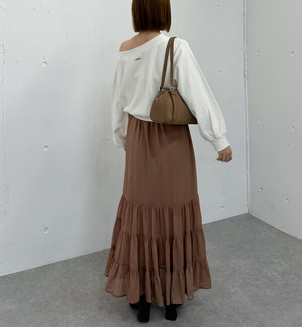 archives「ピグメントオフショルスウェット」|Tシャツ・カットソー|