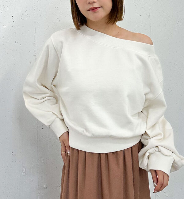 archives「ピグメントオフショルスウェット」|Tシャツ・カットソー|