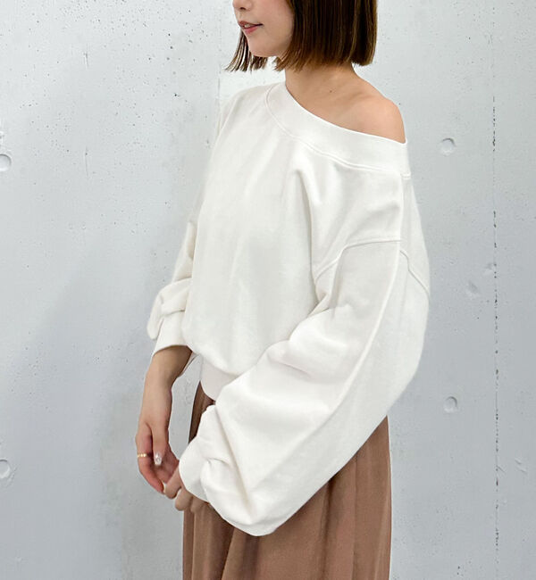 archives「ピグメントオフショルスウェット」|Tシャツ・カットソー|