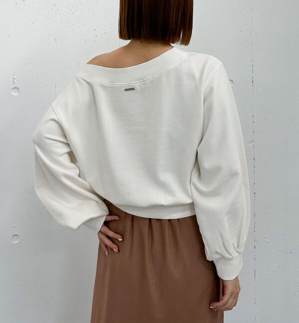 archives「ピグメントオフショルスウェット」|Tシャツ・カットソー|