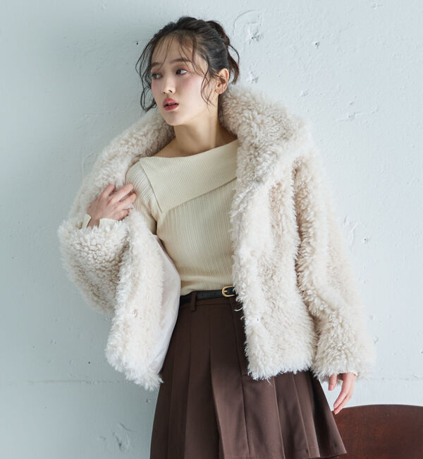 archives「プードルファーショートコート／」|テーラードジャケット|