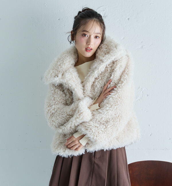 archives「プードルファーショートコート／」|テーラードジャケット|