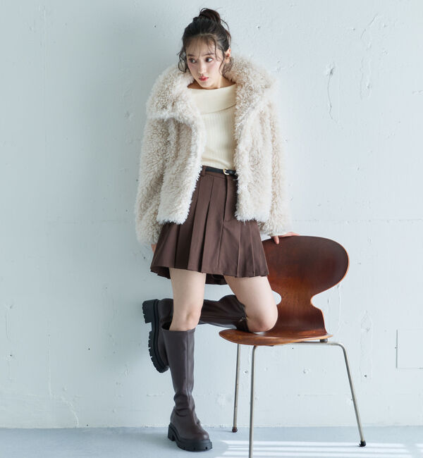 archives「プードルファーショートコート／」|テーラードジャケット|