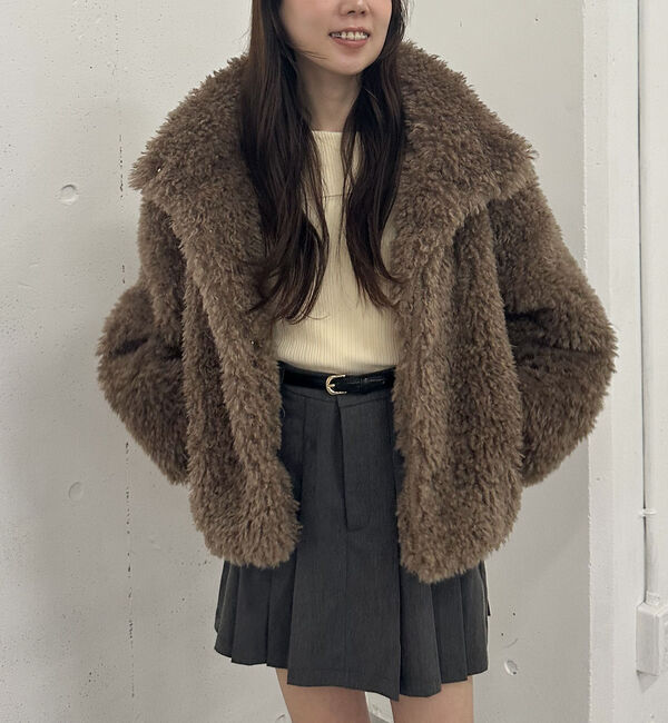 archives「プードルファーショートコート／」|テーラードジャケット|