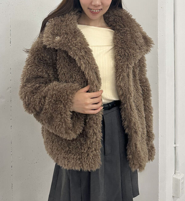 archives「プードルファーショートコート／」|テーラードジャケット|