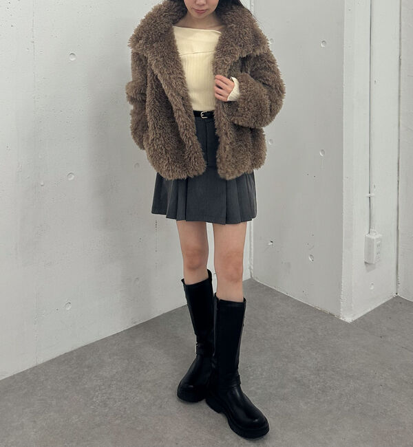 archives「プードルファーショートコート／」|テーラードジャケット|