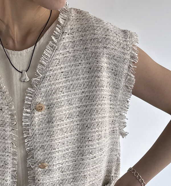 Doux archives「ＢＩＧポケットツイードジレ」|テーラードジャケット|