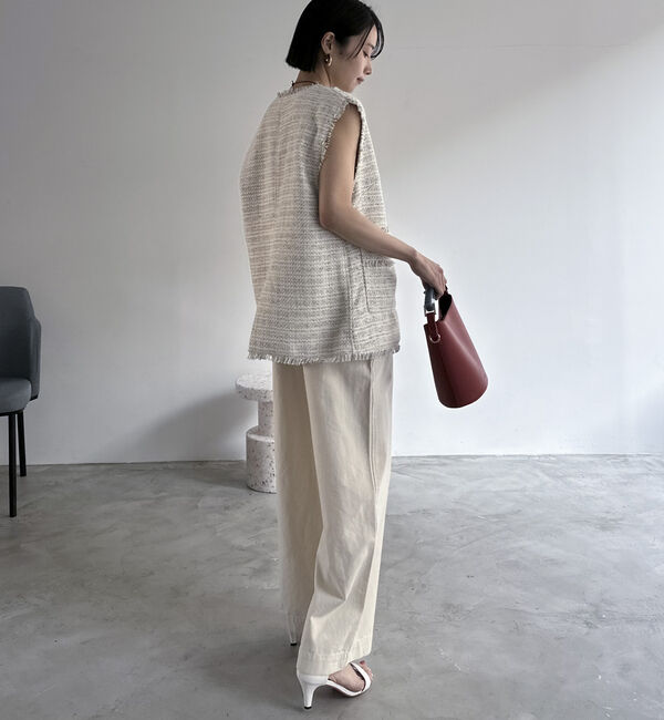 Doux archives「ＢＩＧポケットツイードジレ」|テーラードジャケット|