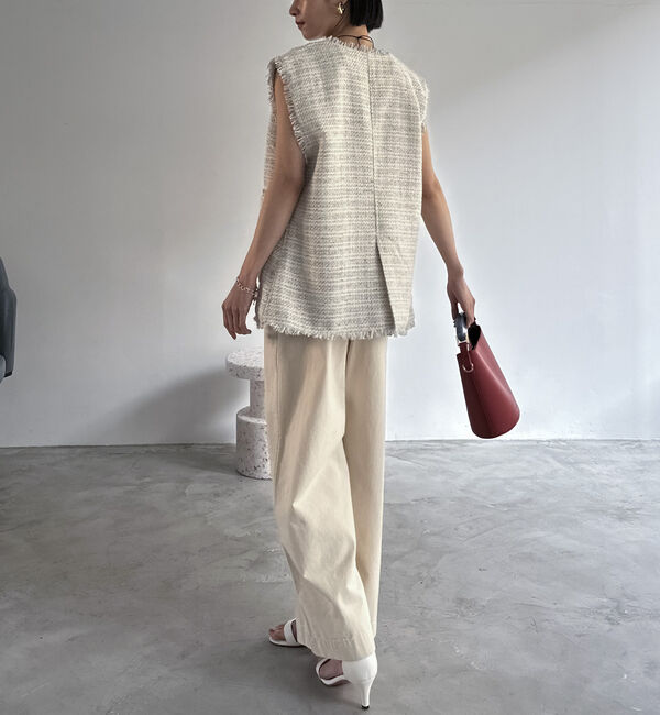 Doux archives「ＢＩＧポケットツイードジレ」|テーラードジャケット|