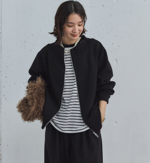 Doux archives「４ＷＡＹボンディングオフショルプルオーバー」|Tシャツ・カットソー|BLACK