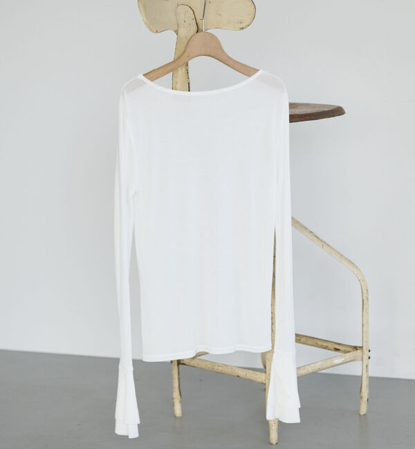 Doux archives「ラッフルスリーブプルオーバー」|Tシャツ・カットソー|