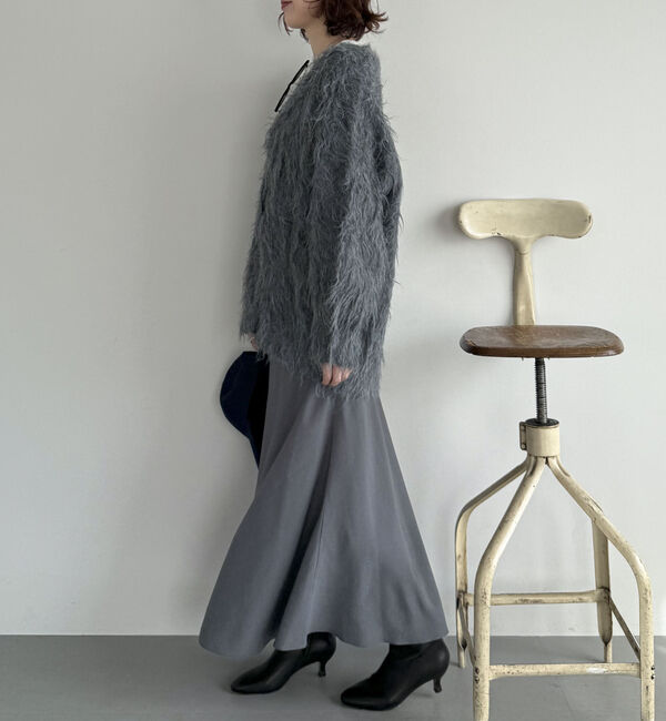 Doux archives「シャギーニットカーディガン」|カーディガン|