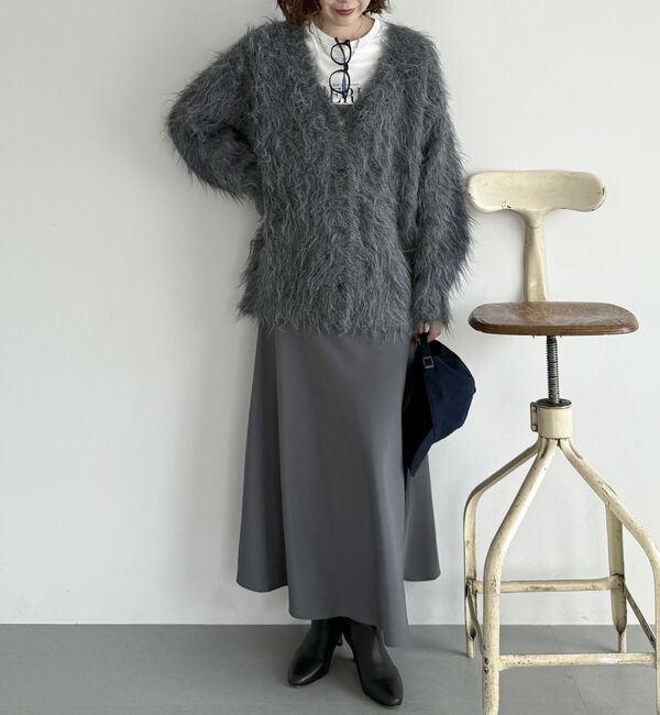 Doux archives「シャギーニットカーディガン」|カーディガン|