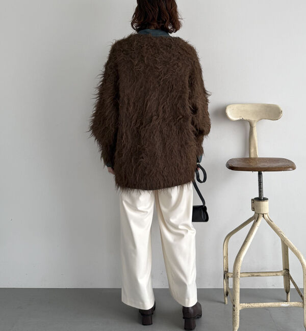 Doux archives「シャギーニットカーディガン」|カーディガン|