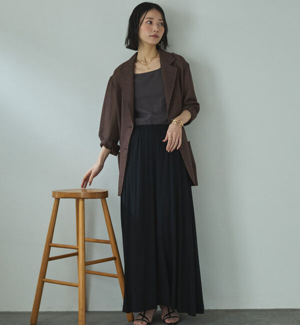 Doux archives「カラミツイードメッシュジャケット」|テーラードジャケット|