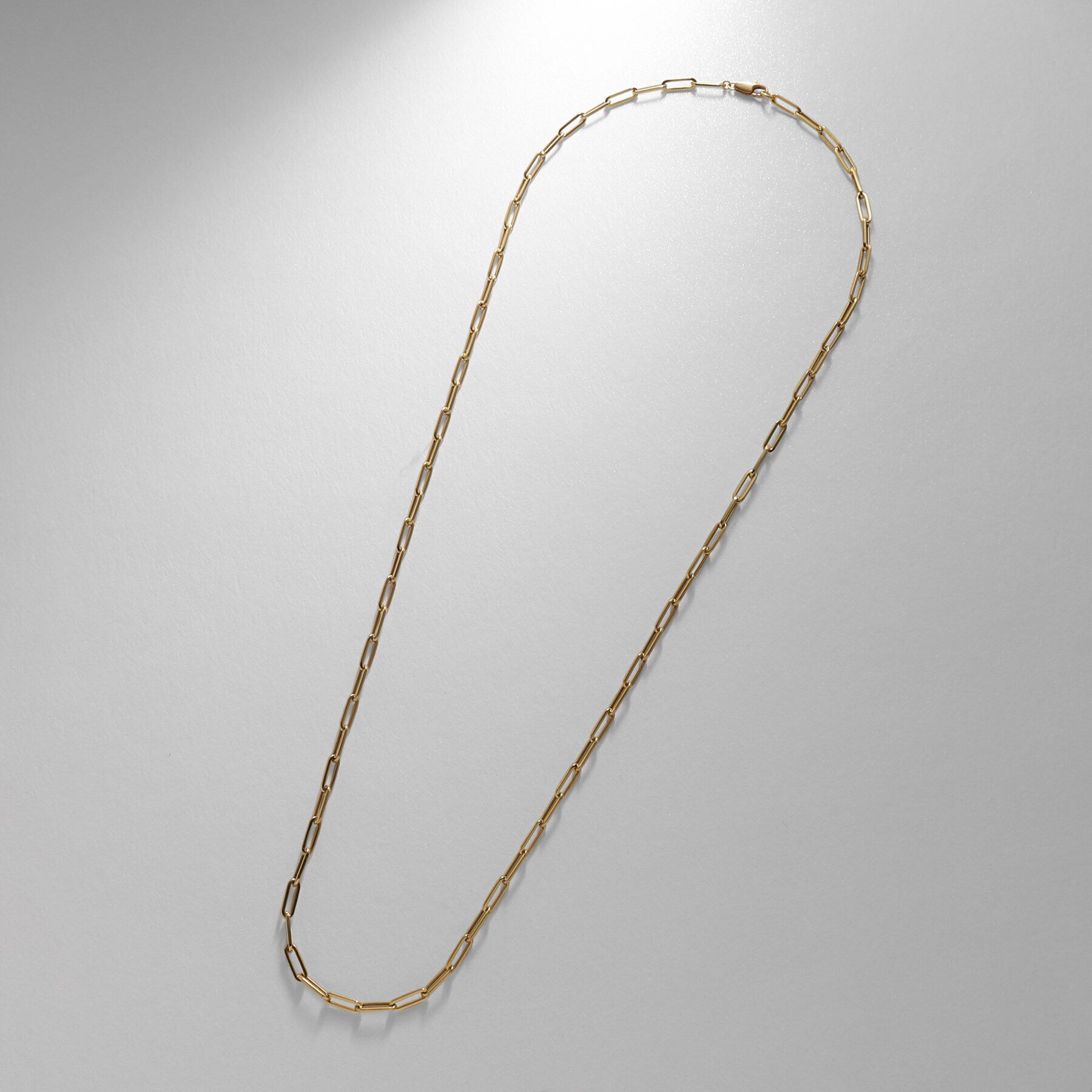 COCOSHNIK「K18中空イタリアングメットネックレスS（55cm）」|ネックレス|