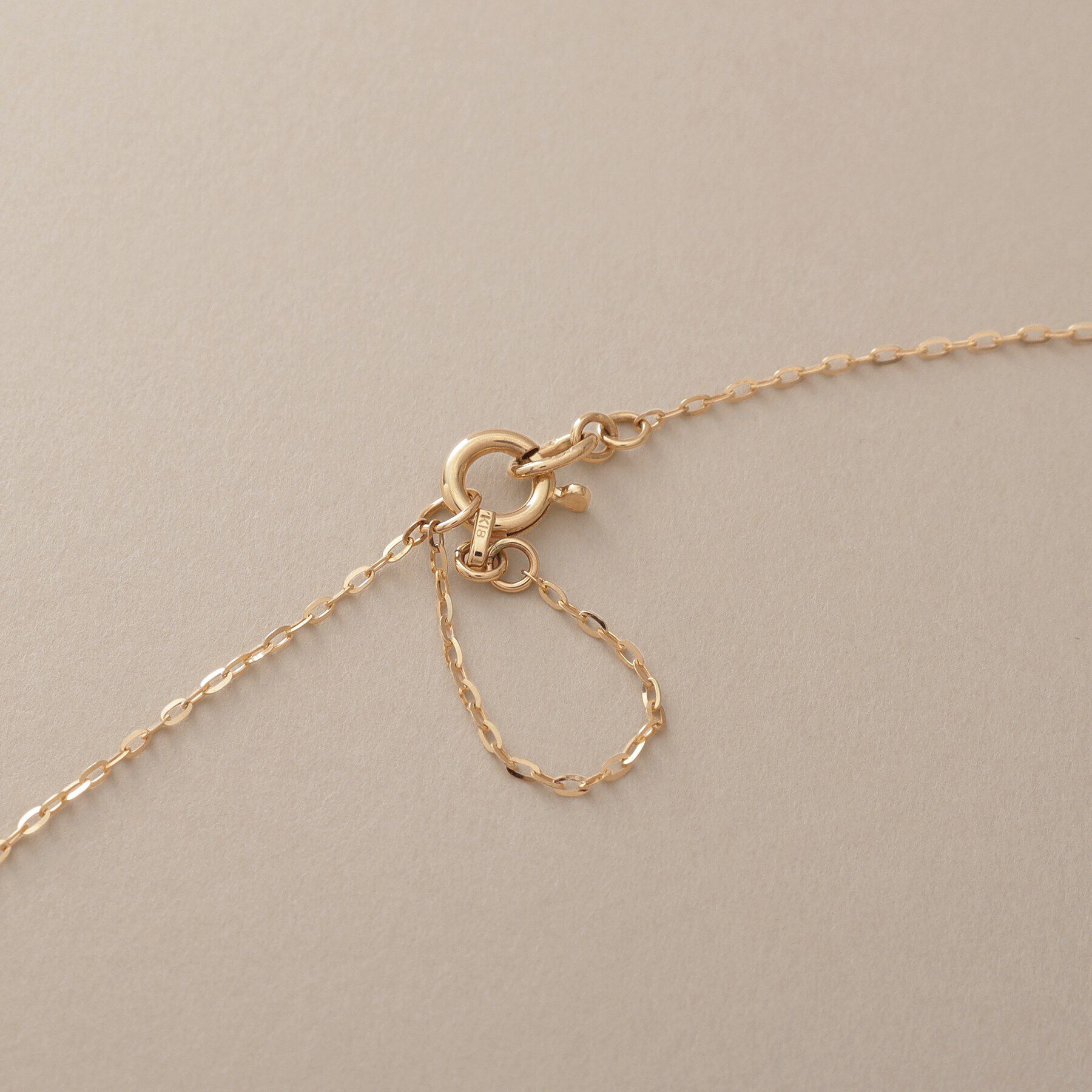 COCOSHNIK「K18テクスチャービーズミックス ネックレス」|ネックレス|